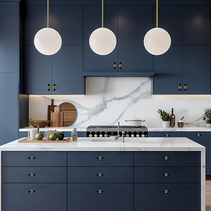 30 Pack Black&Gold Cabinet Knobs - Kitchen Cabinet Knobs Cabinet Pulls for Kitchen Cabinet Drawer Stainless Steel Dresser Knobs for Cabinet Hardware 2in Length Single Hole