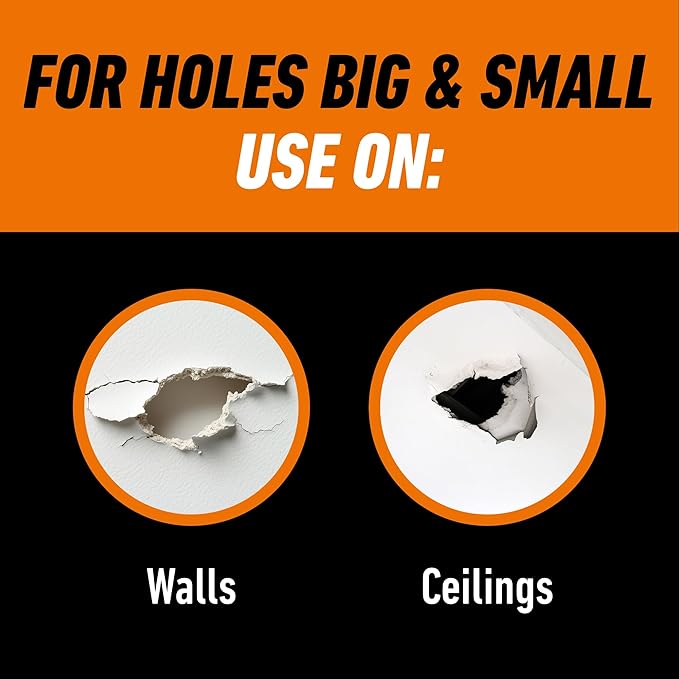 Gorilla Wall Repair Kit Featuring Gorilla Heavy Duty Wall Repair Spackling + Primer White