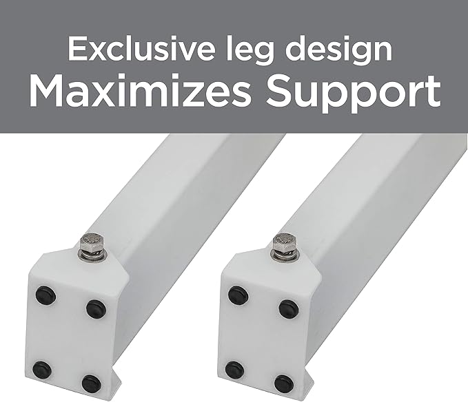 Top Shelf TSB-2438 Universal Heavy Duty Window Air Conditioner AC Support Bracket -Holds Up to 225 lbs., No Drilling or Tools Required, White