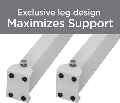 Top Shelf TSB-2438 Universal Heavy Duty Window Air Conditioner AC Support Bracket -Holds Up to 225 lbs., No Drilling or Tools Required, White