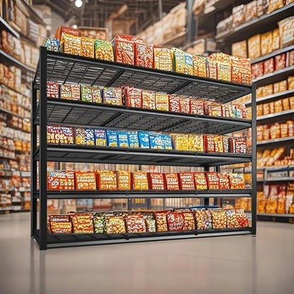 Garage Shelving, Heavy Duty Storage Shelves Metal Shelf Unit Adjustable Industrial Storage Racks for Shop,Warehouse,Basement (5T 84 * 55 * 24, 5)