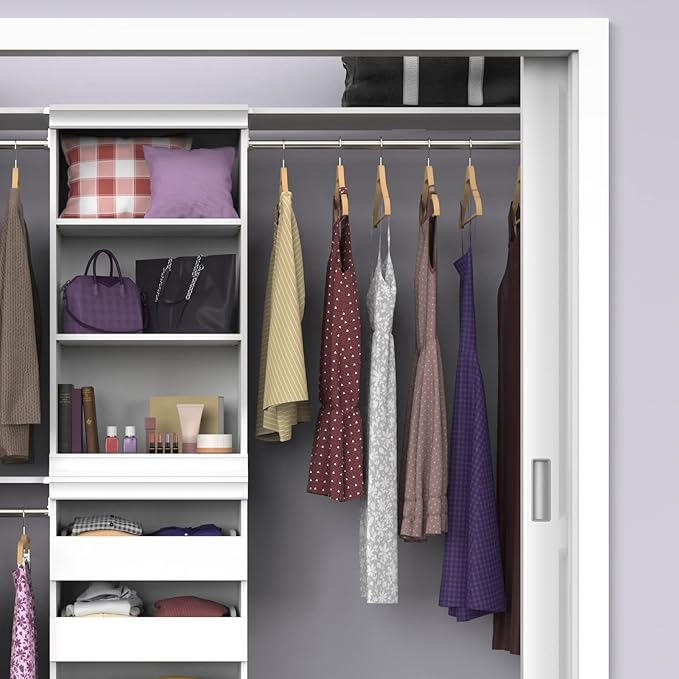 ClosetMaid Modular Closet Collection Shelf and Hang Rod Accessory Kit, 36-Inch Shelf and Hang Rod Kit