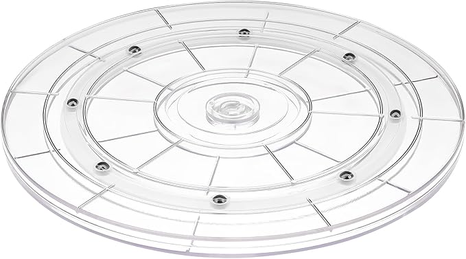 10 inch Lazy Susan Turntable,Acrylic Lazy Susan for Cabinet,Rotating Lazy Susan for Table Top,Kitchen,Spice Racks,Pantry Countertop