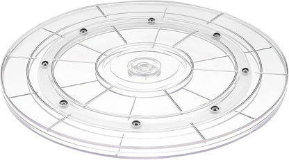 10 inch Lazy Susan Turntable,Acrylic Lazy Susan for Cabinet,Rotating Lazy Susan for Table Top,Kitchen,Spice Racks,Pantry Countertop