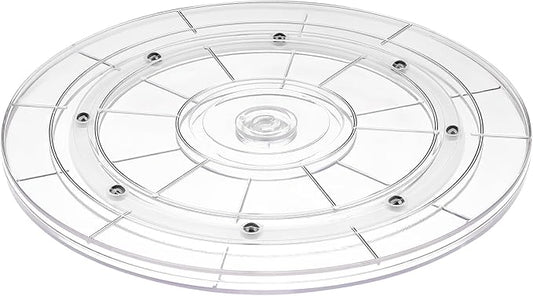 10 inch Lazy Susan Turntable,Acrylic Lazy Susan for Cabinet,Rotating Lazy Susan for Table Top,Kitchen,Spice Racks,Pantry Countertop