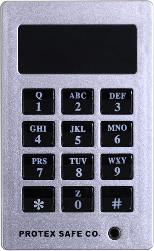 Protex Safe Electronic Keypad Wall Safe (PWS-1814E), Burglary Resistant wall safe, digital electronic locking system, velvet interior, automatic door opening, 2 Removable shelves