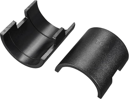 uxcell Wire Shelf Clips 1.5 Inch Wire Shelving Lock Clips Plastic for Wire Shelving System, 32 Pcs
