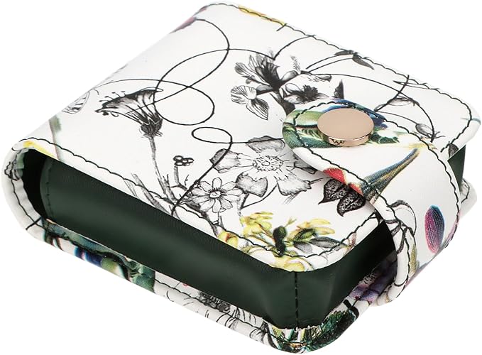 kilofly Genuine Leather Double Lipstick Case Cosmetic Makeup Holder + Gift Box