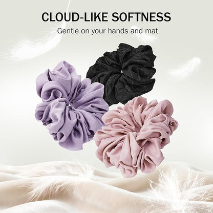 Slim Panda Yoga Mat Scrunchie,Style & Cute Mat Holder,Stretchable Velvet Fabric Fit All Standard Yoga Mats (mat not included)