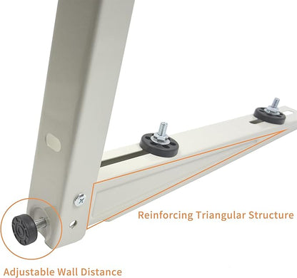 JEACENT Outdoor Wall Mounting Bracket for Ductless Mini Split Air Conditioner Heat Pump Systems, Universal, 9000-36000 Btu Condenser