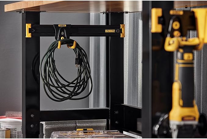 DEWALT Tool Organizer, Mount on Workbench, 20 Inch, Compact Metal Rail, DEWALT Workshop Storage System Compatible (DWST82827)
