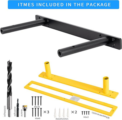Heavy Duty Floating Shelf Bracket 16 inch, Hidden Shelf Bracket for Mantel and Shelving, Max Load 200 lbs if Mounted on Studs, Invisible Bracket for Floating Shelves (with Premium Build kit)