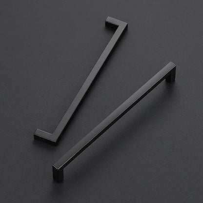 Ravinte 30 Pack Solid 7-1/2 Inch Center to Center Slim Square Bar Drawer Handles Kitchen Cabinet Handles Black Drawer Pulls Kitchen Cabinet Hardware Kitchen Handles Matte Black Cabinet Pulls