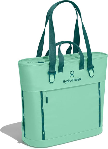 Hydro Flask Carryout Tote - Insulated Tote Bag - 20 L Capacity in Mermaid Green