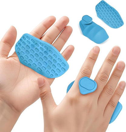HUAFA Anti-Slip Workout Grips, Gym Grips Weight Lifting Grips Pads, Ergonomics Weight Lifting Gloves for Men Women Deadlift, Fitness Training and Exercise, Gym Grips Pads for Palm Protection