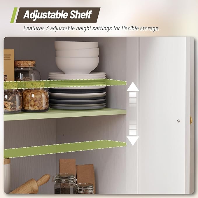 Kitchen Island with Storage, Rolling Kitchen Table with Drop Leaf, Charging Station, 3 Open Adjustable Shelf & Drawer, Towel Rack, Mobile Kitchen Cart for Dining Room, White and Natural