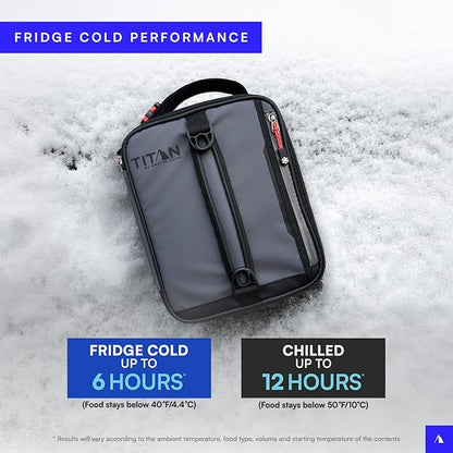 Titan High Performance Insulated Expandable Lunch Pack - Sharkskin Gray