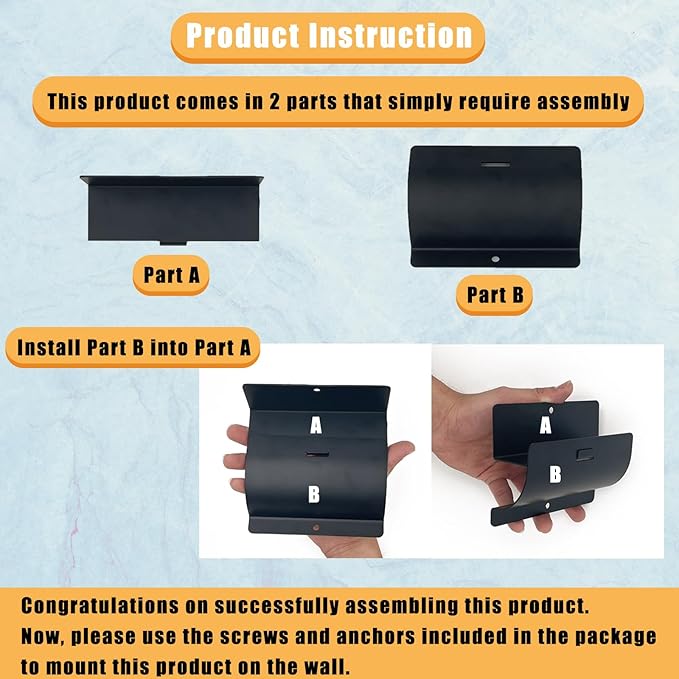 Heavy-Duty Ladder Hanger-Wall Mount Ladder Hooks for Storage-Wheelbarrow Hangers for Garage Wall-2 Pack