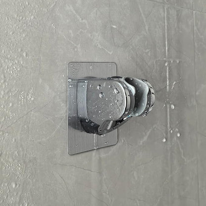 2 Pack Strong Adhesive and Waterproof Shower Head Holder, Adjustable Handheld Shower Holder Wall Mount Shower Bracket