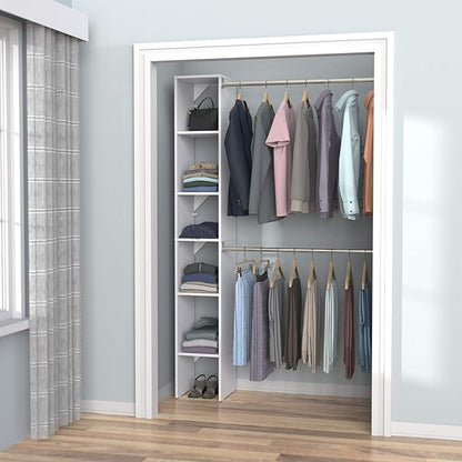 ClosetMaid 4867 SuiteSymphony 12-Inch Starter Tower Kit, Pure White