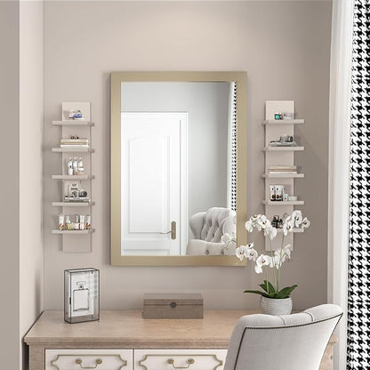 5 Tier Wall Shelves Mourning Gray, Vertical Column Shelf Floating Storage Home Decor Organizer Tall Tower Design Utility Shelving Bedroom Living Room