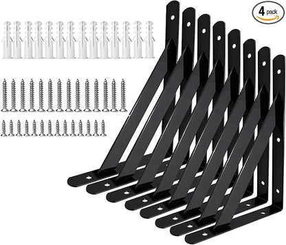 Shelf Brackets 20 Inch x 12 Inch, Heavy Duty Shelf Brackets Large Wall Bracket for Garage Storage Shelves