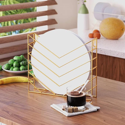 CROISSANT Black Wall Mounted File Organizer,Metal Magazine Basket, Concave Wall Mounted Magazine Rack, Suitable for Hanging File Folders for Office Living Room (Golden, 1 Pack)