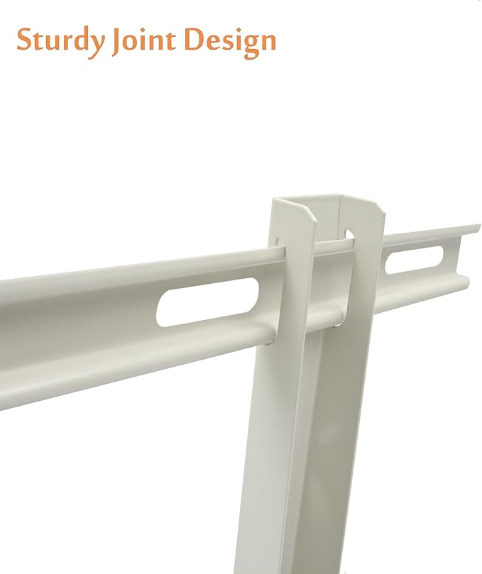 JEACENT Outdoor Wall Mounting Bracket for Ductless Mini Split Air Conditioner Heat Pump Systems, Universal, 9000-36000 Btu Condenser