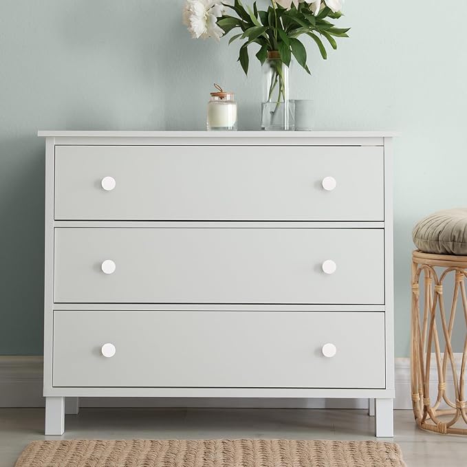 Ravinte 15 Pack Cabinet Knobs White Kitchen Cabinet Knobs Round Dresser Drawer Pulls Closet Door Pulls 1-1/5 Inch