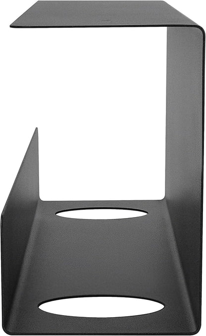 ZhiYo Under Desk Cable Management Tray 16.5 Inch, 2 Pack Sturdy Metal Cable Tray, Desk Cord Management, Under Table Cord Organizer Basket, Wire Raceway, Black