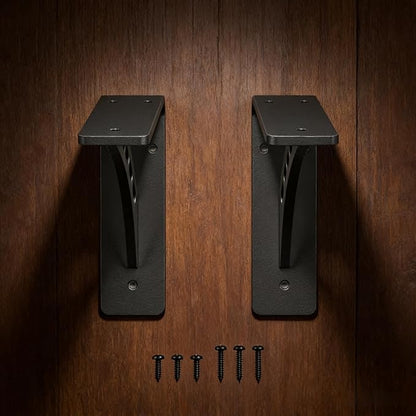 6 inch x 5 inch Heavy Duty Bracket,Granite Countertop Support Brackets, Heavy Duty Shelf Brackets , Max Load 1100 Lbs ,Mantel Brackets (Set of 2) - (6" x 5")