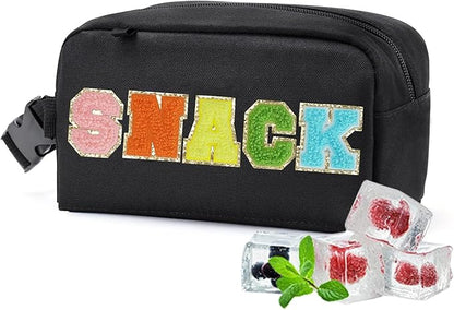 Freezable Lunch Bag,Freezable Snack Bag,Mini Cooler Bag for Travel/Work/School,Small Insulated Bag,Small Cooler Lunch Box with Ice Packs,Insulated Snack Bag,Freezable Snack Box with Handle Buckle