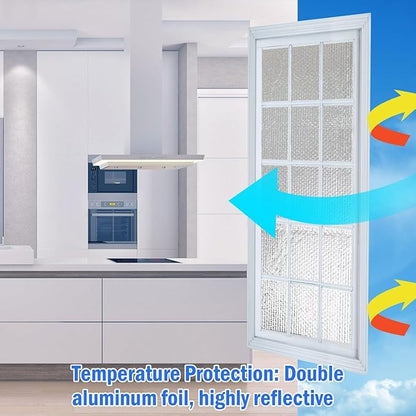 YoleShy Double Reflective Insulation 48 in X 20 FT RV Window Insulation for Winter Reflective Window Film for Roof, Car, Garage Doors
