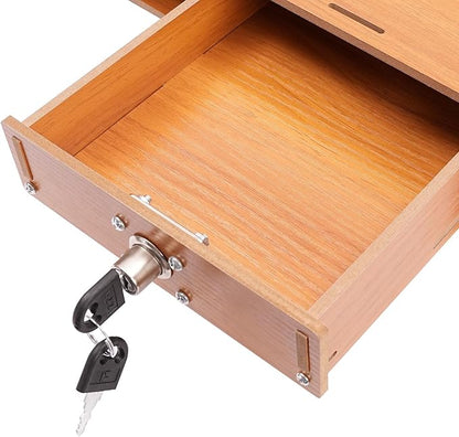 Monitor Stand Computer Riser with Storage Organizer, Desk Organizer Stand Monitor Stand Riser Multifunction Storage Shelf with Drawer (Style B)