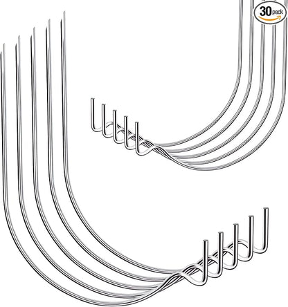 Super Hooks Picture Hanger,Gorilla Hooks - Hang Art, Clock, Shelves, Mirrors, Frames, or Planters for Home and Office Decorations-30pcs