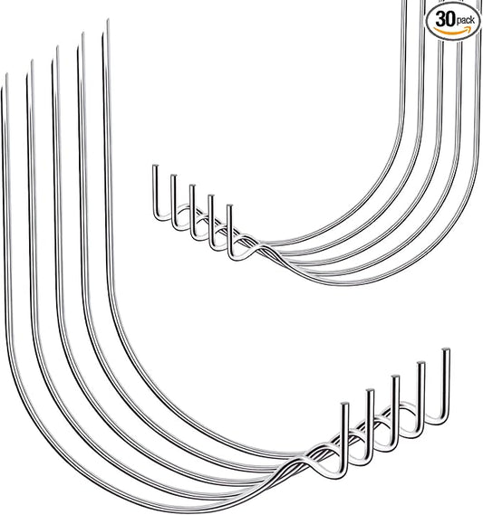 Super Hooks Picture Hanger,Gorilla Hooks - Hang Art, Clock, Shelves, Mirrors, Frames, or Planters for Home and Office Decorations-30pcs