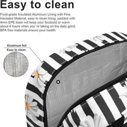 BALORAY Lunch Bag for Women Men Insulated Lunch Box for Adult Reusable Lunch Tote Bag for Work, Picnic, School or Travel
