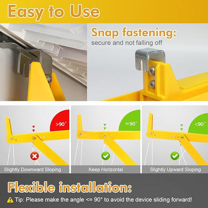 Kodilin Mighty Bracket Mini Split Support Tool Mini Split Wall Mounting Bracket, Ductless Air Conditioner Support for Indoor, Easy to Use by Single Person