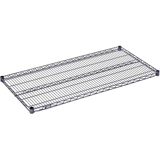 Nexel Nexelon Additional Wire Shelf for Wire Shelving Units, 600-800 lb Capacity, 18"W x 42"L, Blue