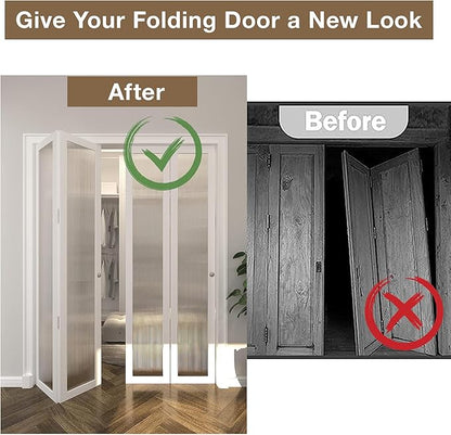 Bifold Door Hardware Repair Kit, 4-Pack Bifold Closet Door Hardware Kit Folding Door Hardware Repair Replacement Tool Kit