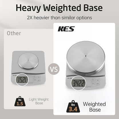 KES Toilet Paper Holder Stand 26" H (Taller Version), Free Standing Toilet Paper Roll Holder with Weighted Base for Bathroom, Rustproof SUS304 Stainless Steel Brushed Finish, BPH283S66-2