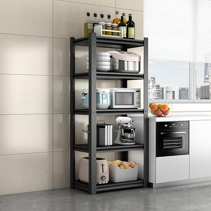 2500LBS Storage Shelves 5 Tier Garage Shelving Heavy Duty Adjustable Shelving Unit Metal Storage Rack for Basement, Pantry, Kitchen, Warehouse 15.8" D x 23.6" W x 63" H