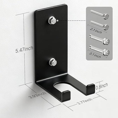 POWER GUIDANCE Olympic Barbell Hanger,Garage Gym Bar Wall Rack,Vertical Barbell Mount Rack,Space Saving Commercial or Home Gym Accessory