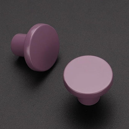 Ravinte 30 Pack Cabinet Knobs Purple Kitchen Cabinet Knobs Round Dresser Drawer Pulls Closet Door Pulls 1-1/5 Inch