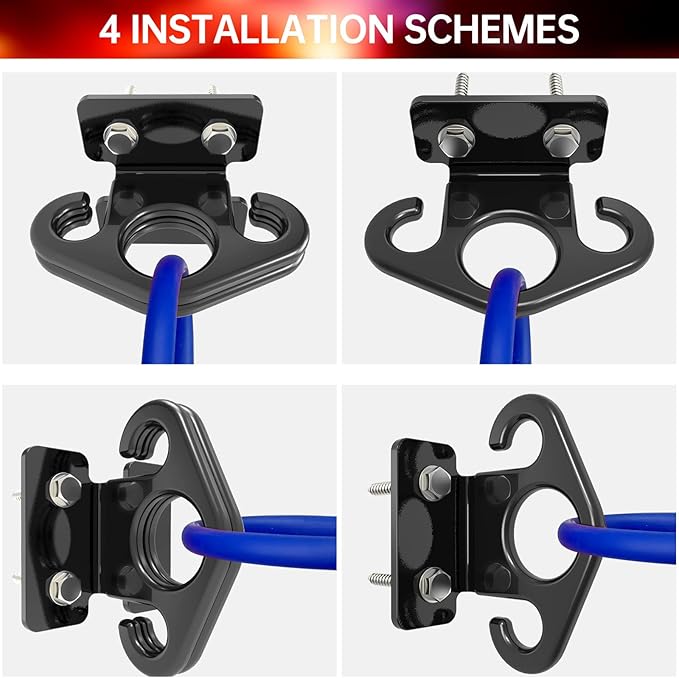 Resistance Band Wall Anchors, Wall Mounted Modular Hooking Platform, Workout Wall Mount Anchor, Training Anchor Mounted Hook Exercise Station for Home Gym Workouts,Yoga,Fitness,Strength Training