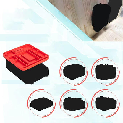 Battery Mount Holder Compatible for Craftsman 20V Batteries, Wall Mounts Hanger Fit for CMCB204 CMCB202 CMCB201, Organize Garage/Workshop/Work Truck(5 Pack, w/10 Screws, No Battery)