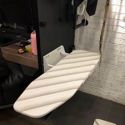 uyoyous Heavy Duty Ironing Board Wall Mounted 37.8x11.8 Inch, Foldable Space-Saving Ironing Holder with Heat Resistant Cover, Perfect for Small Spaces, Home & Laundry Room