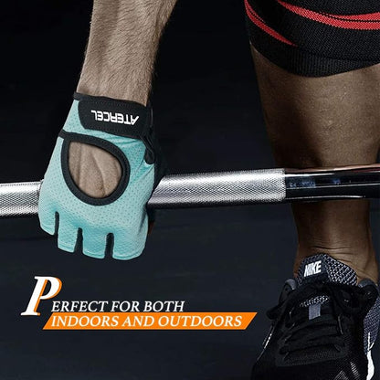 ATERCEL Weight Lifting Gloves Full Palm Protection, Workout Gloves for Gym, Cycling, Exercise, Breathable, Super Lightweight for Mens and Women