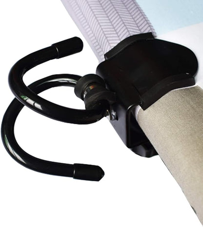 YYST Steam Iron Cord Holder Cord Minder with Universal Clip Black