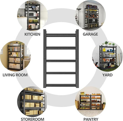 Metal Garage Shelving Unit,Heavy Duty 4-Tier Adjustable Storage Shelves,3000 lbs Capacity,Industrial Shelves for Heavy Tools and Equipment,for Garage,Basement